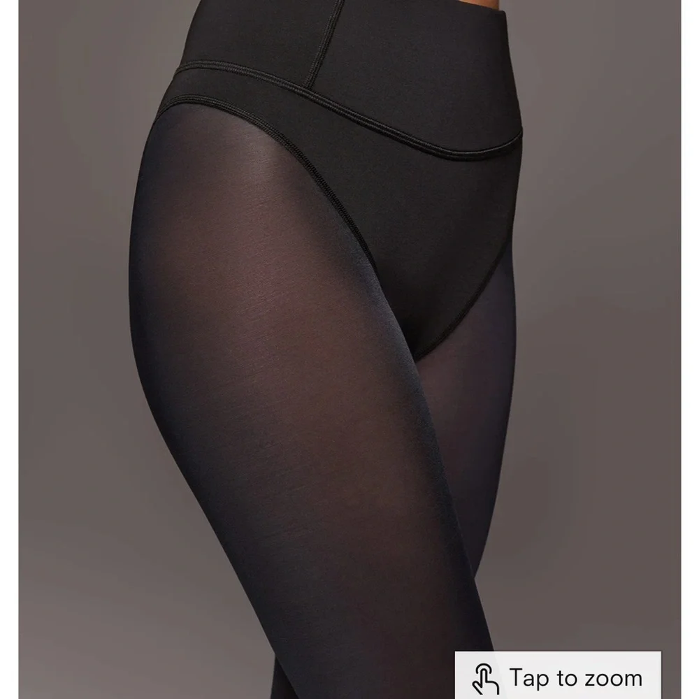 Michi Black Stirrup Leggings - Picture 4 of 8
